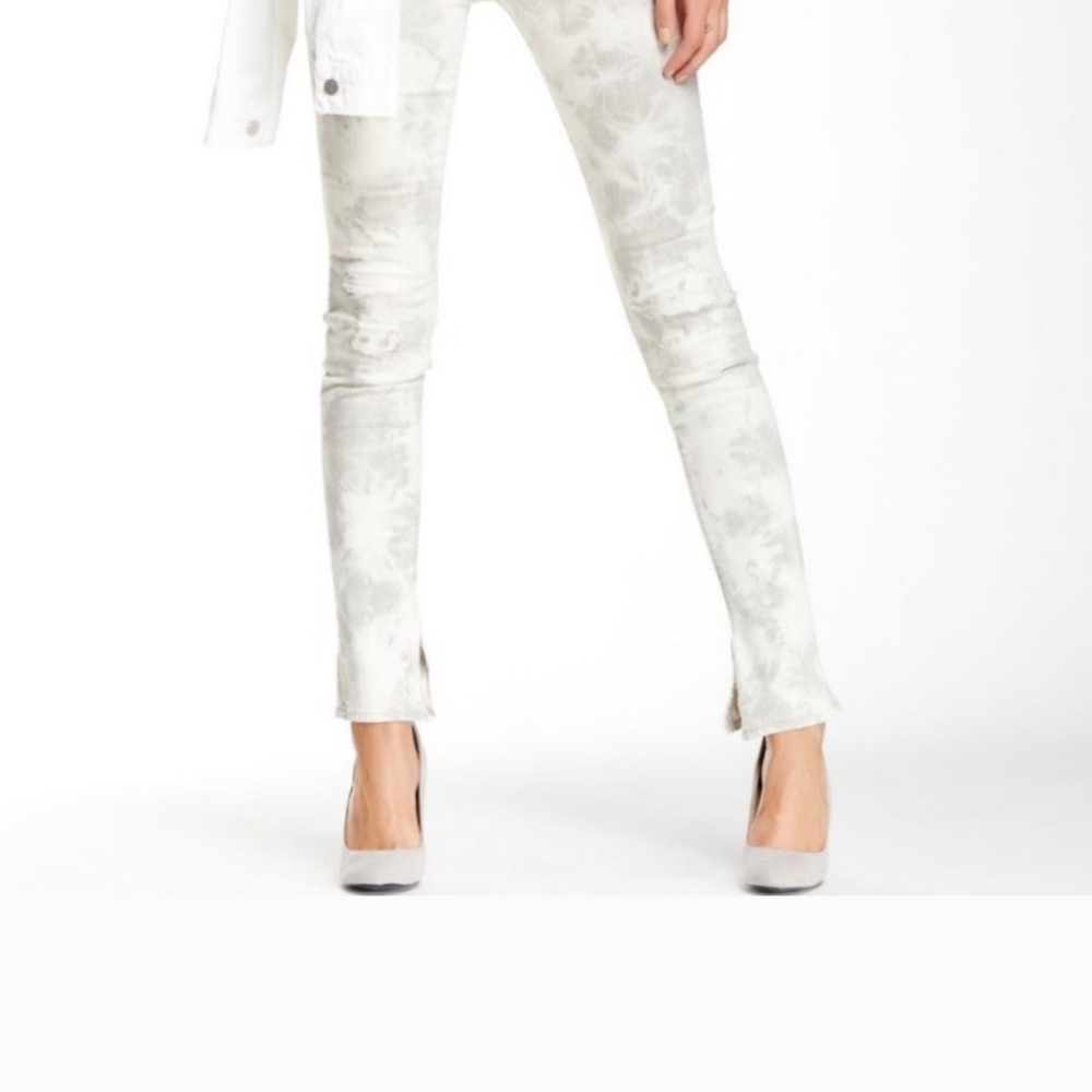 J Brand Gray Marbled Distressed Jeans - 27